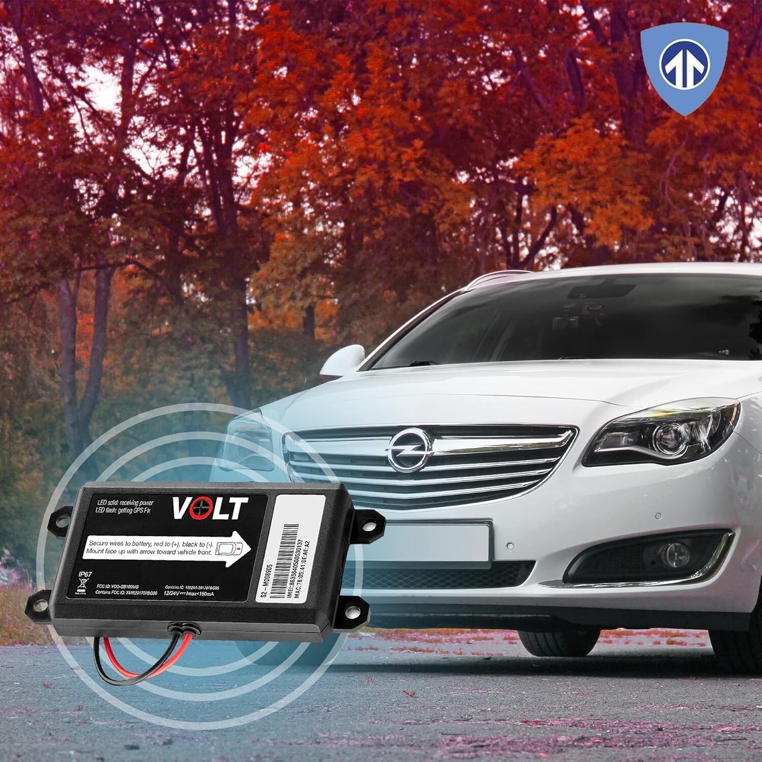 GPS Tracker for Vehicles with Real-time Alerts, 4G LTE - Livewire Volt