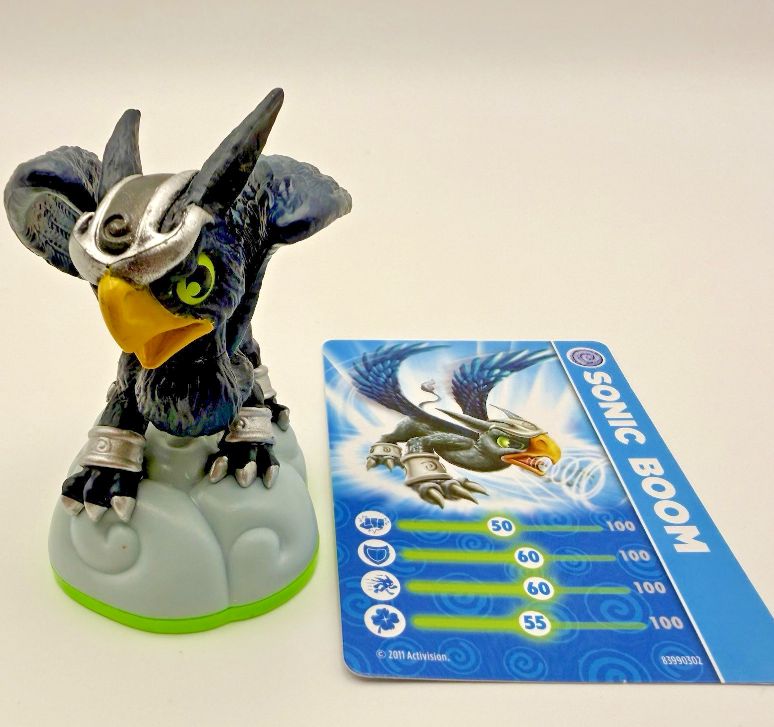 Skylanders Spyro's Adventure SONIC BOOM S1 W/ Card & Web Code Sticker COMPLETE