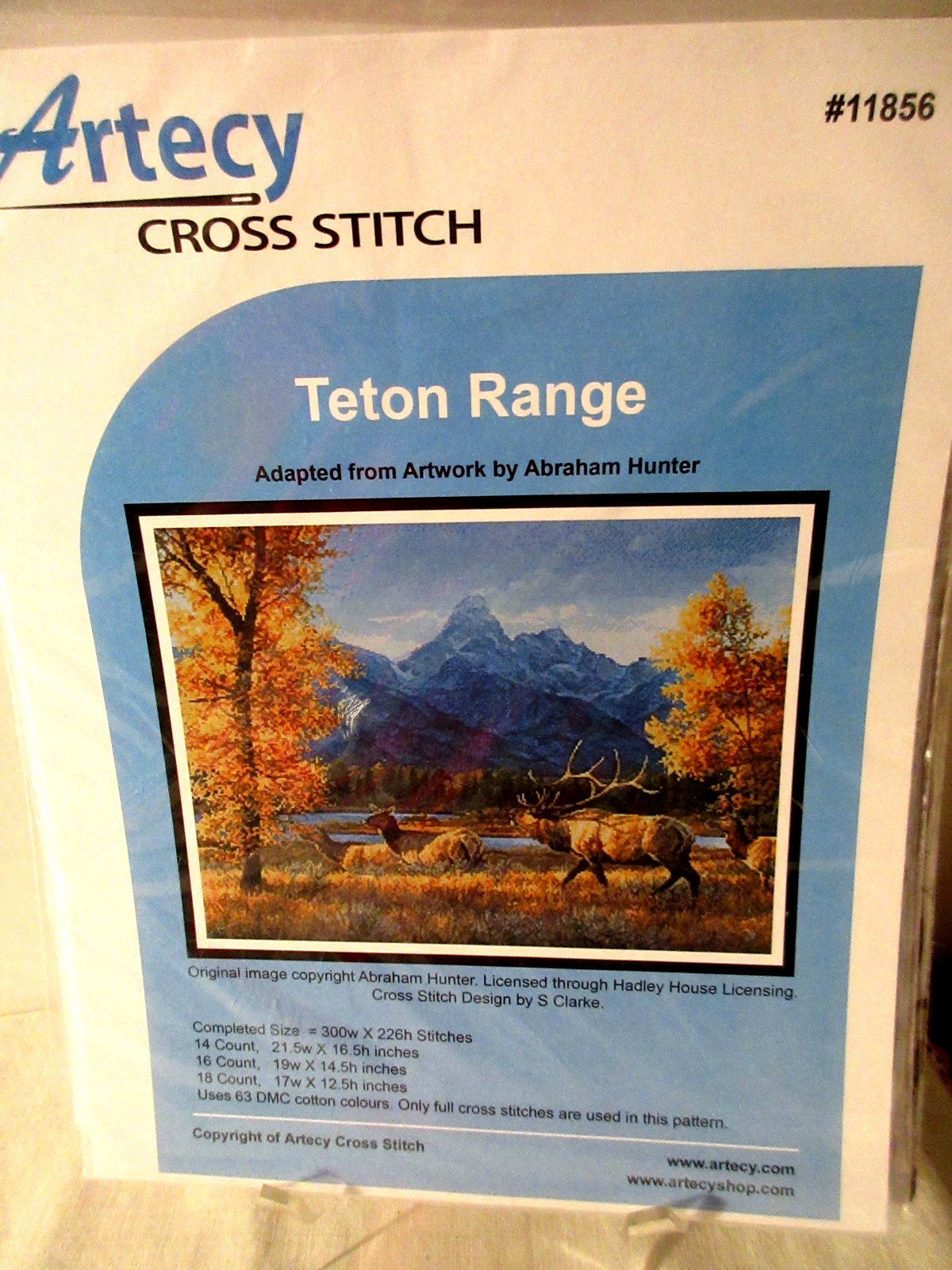 Artecy TETON RANGE Counted Cross Stitch Pattern