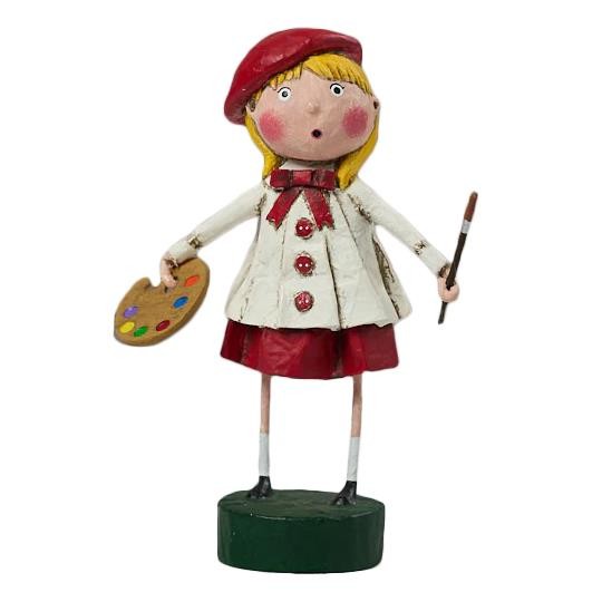 Lori Mitchell Career Day Collection Artistic Spirit Painters Coat Figurine 13304