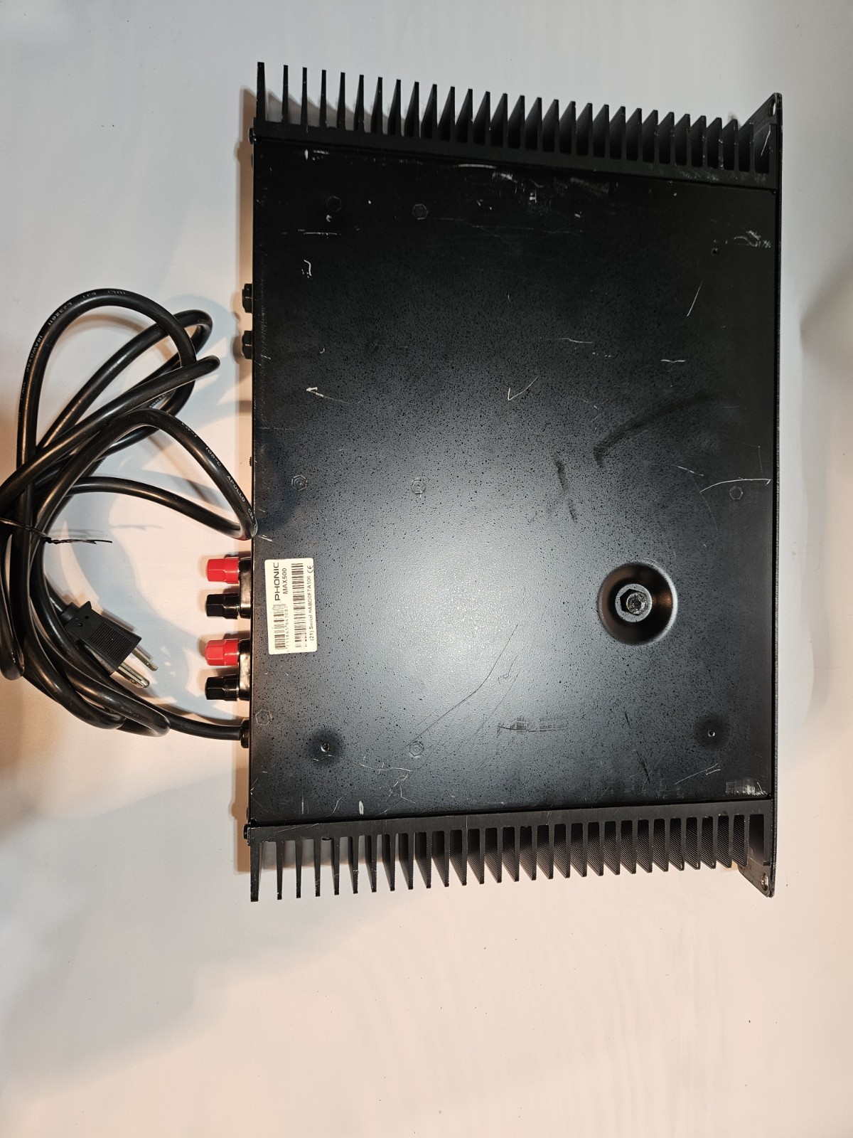 PHONIC MAX 500 Professional Power Amplifier UNTESTED