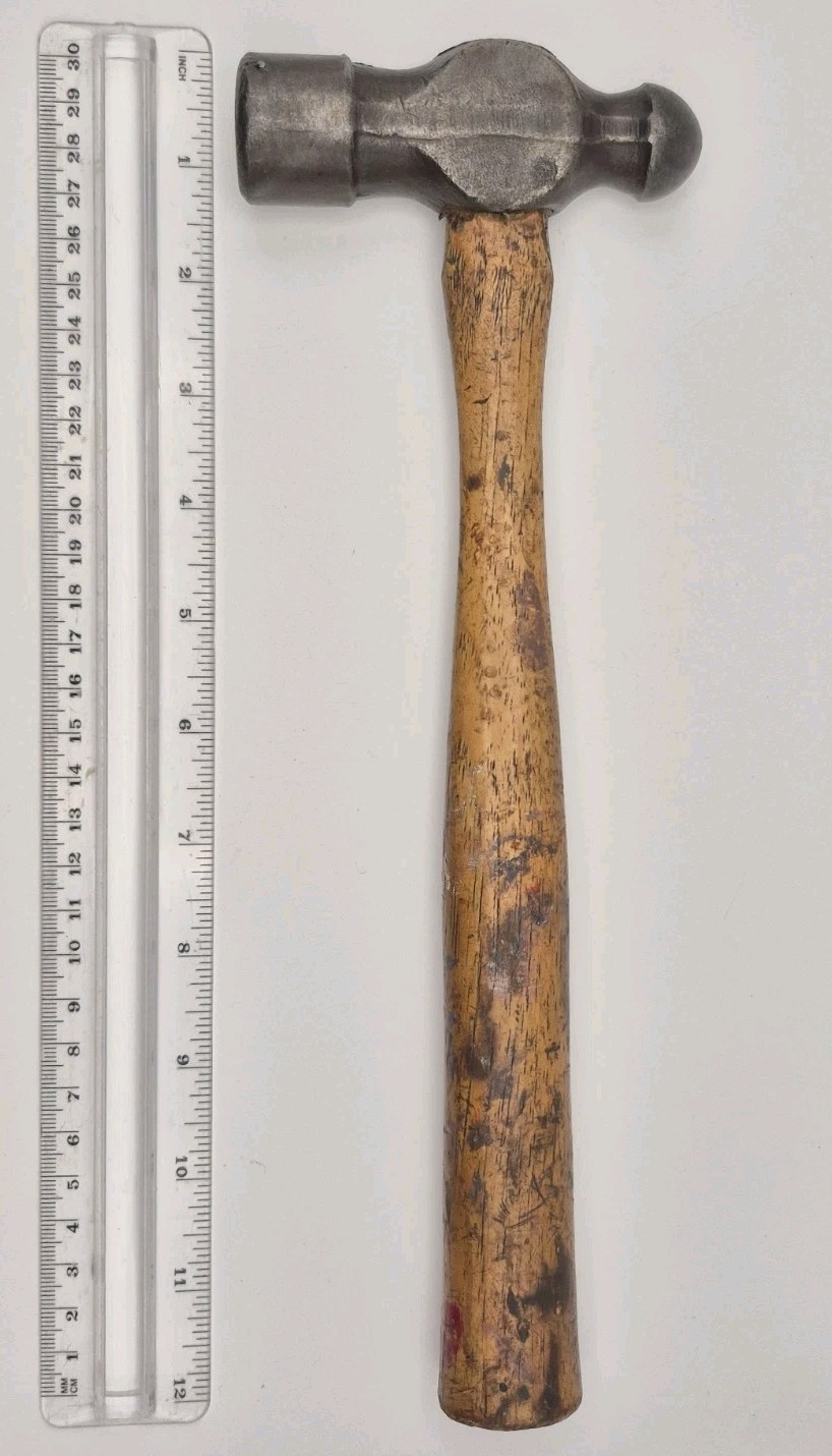 Vintage 15oz Ball Peen Hammer With Original Handle 15oz