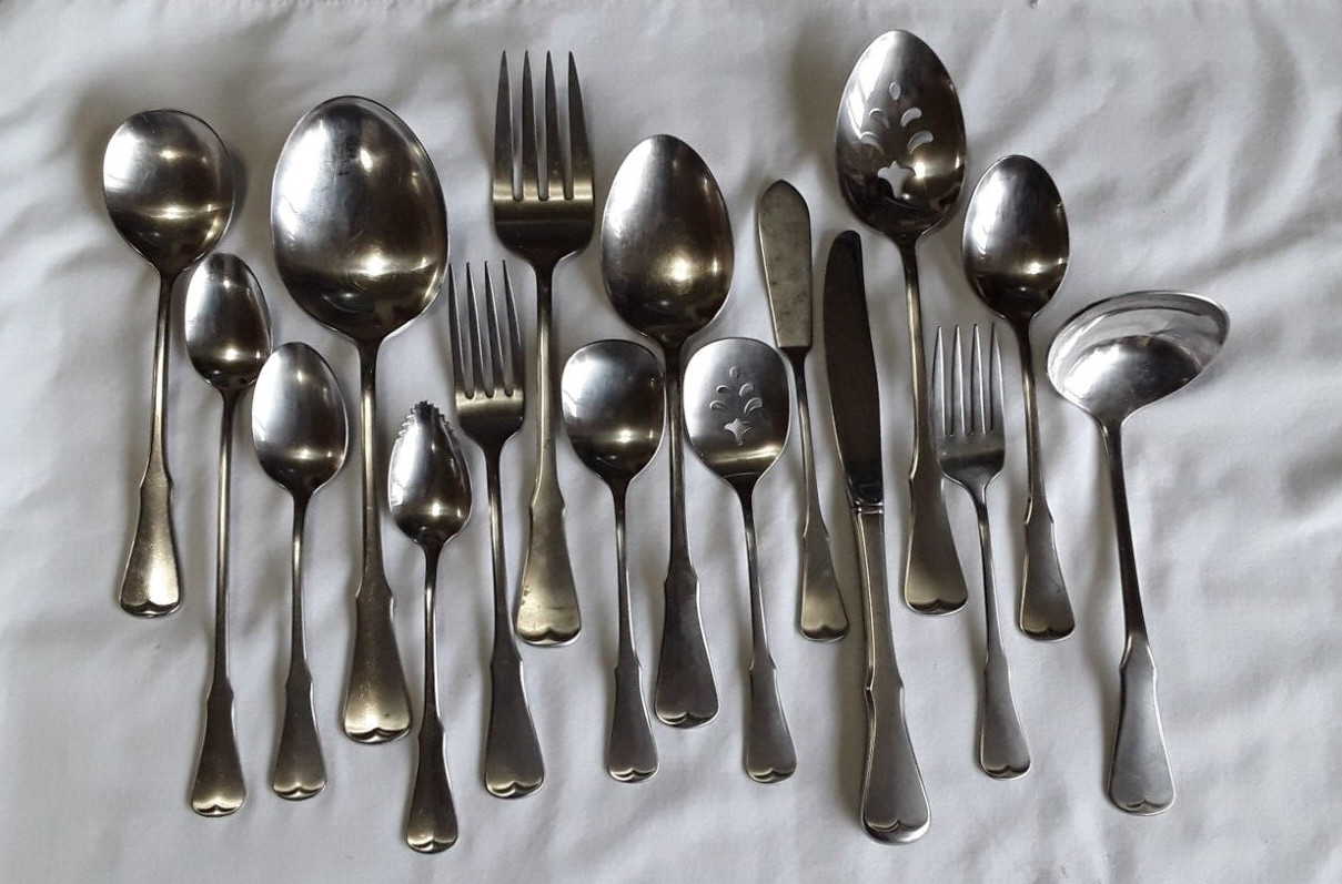 PATRICK HENRY ONEIDA Community teaspoon dinner forks soup ++++ Satin CHOICE