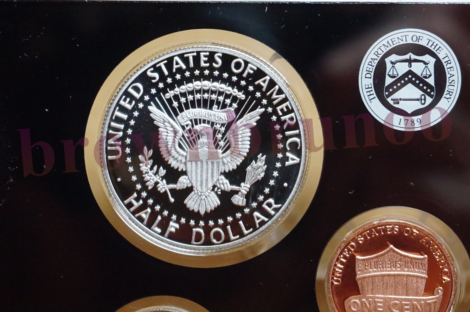 2017 S Partial Proof Set SILVER Kennedy Dime Native $1 5¢ 1¢ 5 Coins NO BOX COA