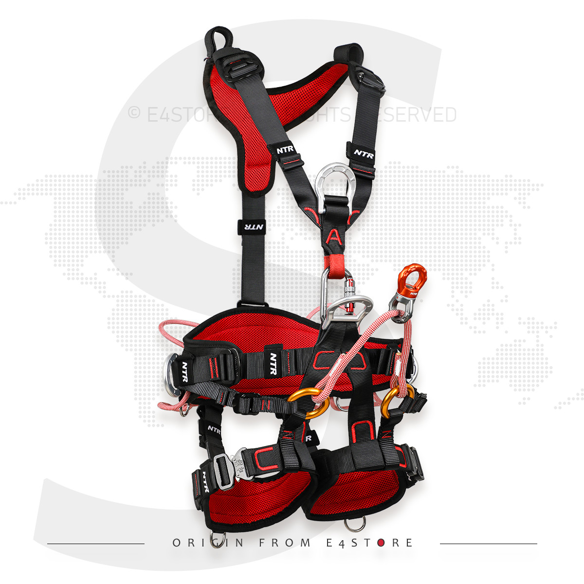 Arborist Harness S Tree Climbing Rigging Fall Arrest Equipment