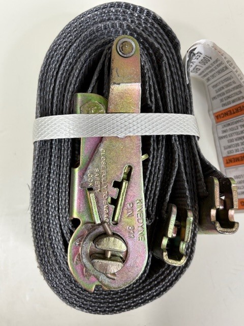 Kinedyne Cargo Ratchet Tie Down Strap 16'X2" 1000lb/455kgs 641601
