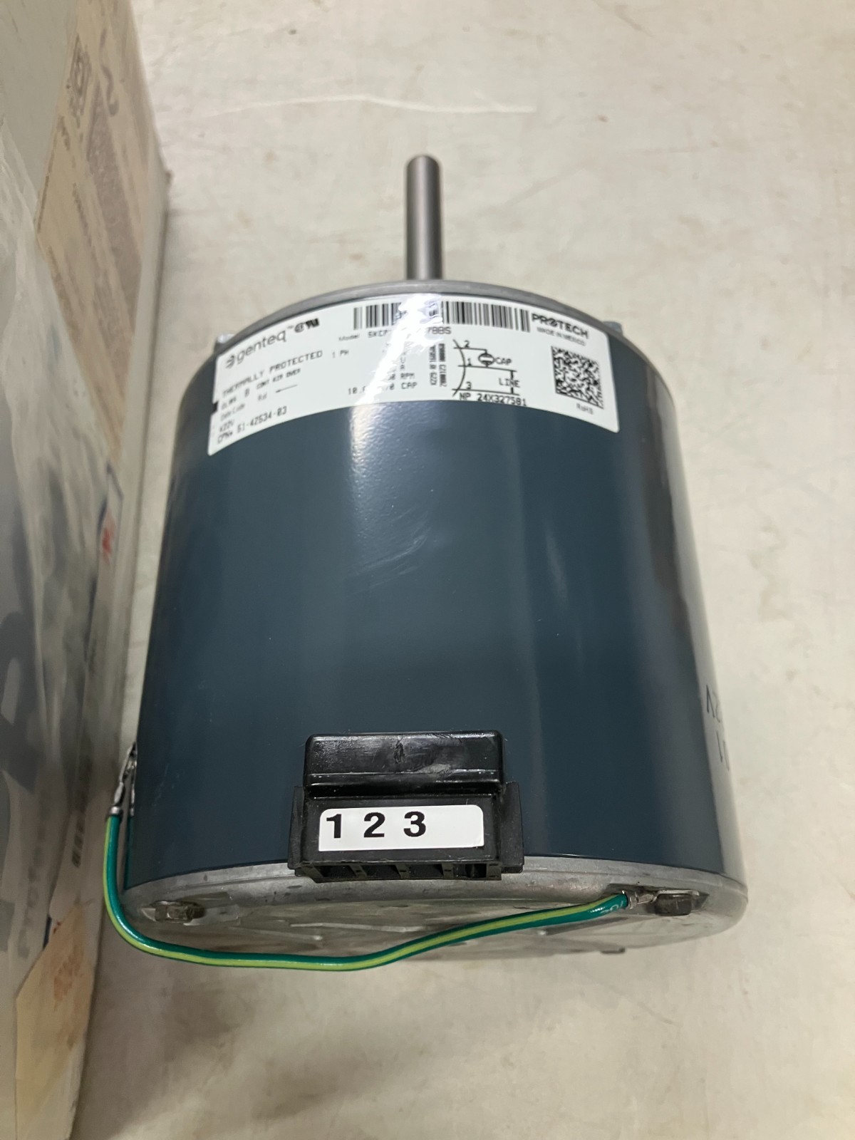 Genteq 51-42534-03 Thermally Protected Motor 5KCP39PG 1/3HP  Brand New