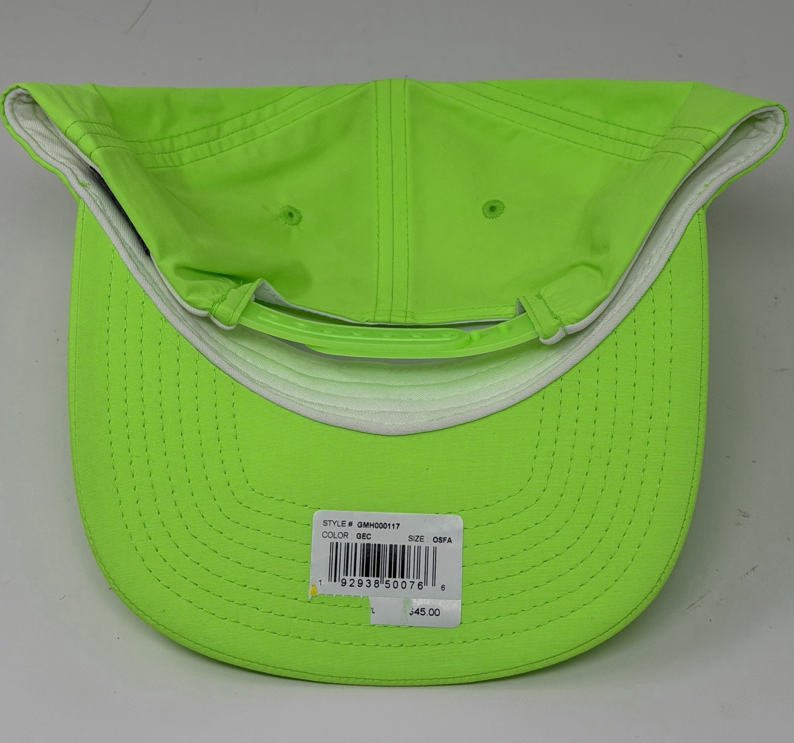G/FORE Skull & Tees Logo Solid Lime Green Golf Hat snapback