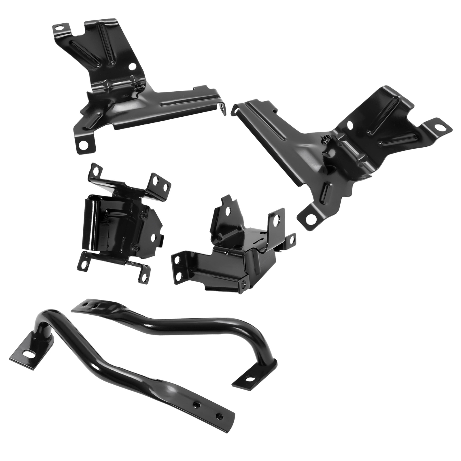 Front Bumper Brackets Outer + Inner For GMC Sierra 1500 07-13/2500HD 3500 07-10