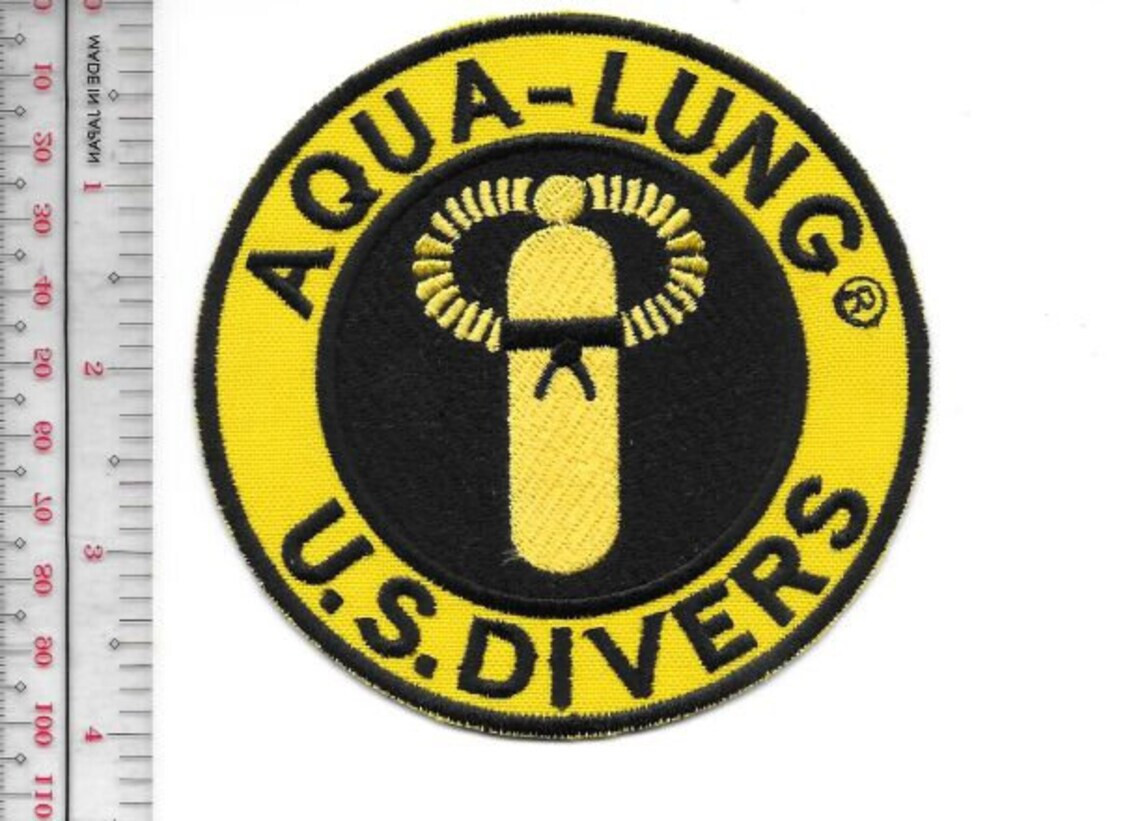 SCUBA Diving USA US Divers Aqua-Lung 1960 & 70's Patch NO TARIFF