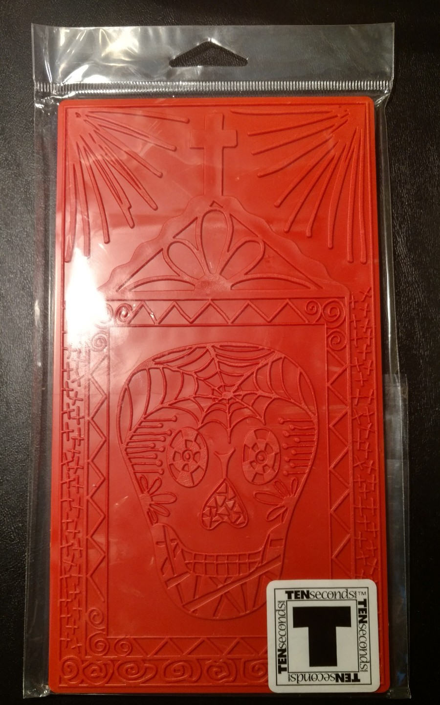 TEN SECONDS STUDIO - Kabuka 12 - DOUBLE SIDED MOLD - DAY OF THE DEAD - EMBOSSING