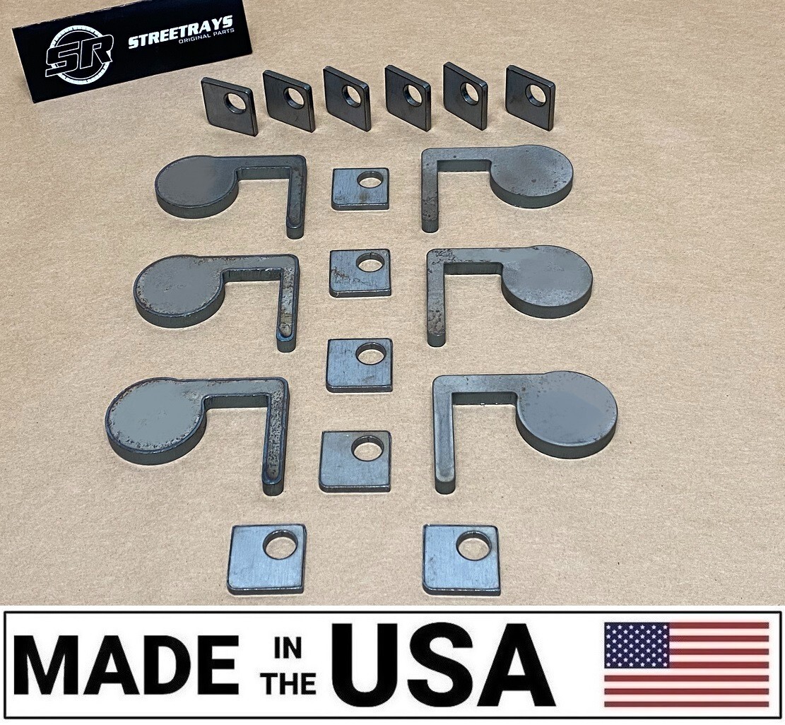 [SR] 3/8" Steel IDPA Shooting Target Dueling Tree DIY Kit 2" Paddles & Weld Tabs
