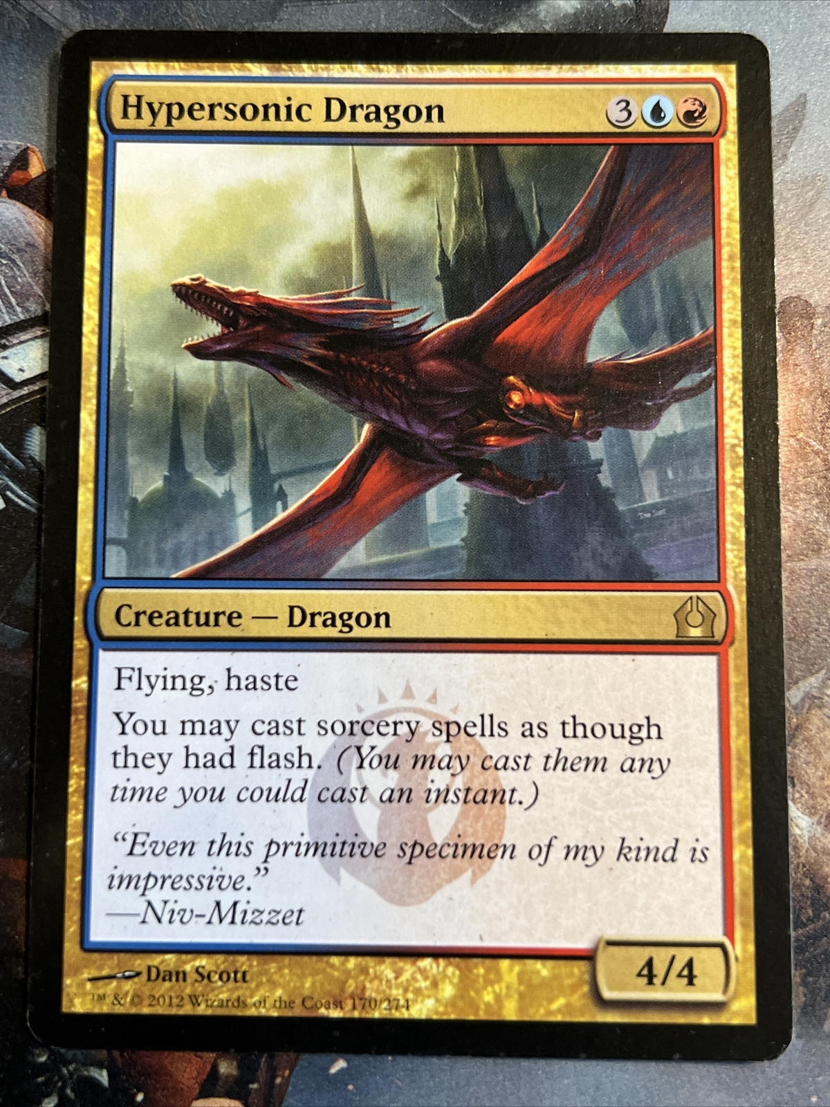 1x Hypersonic Dragon Return to Ravnica LP MTG Magic the Gathering x1 MKE