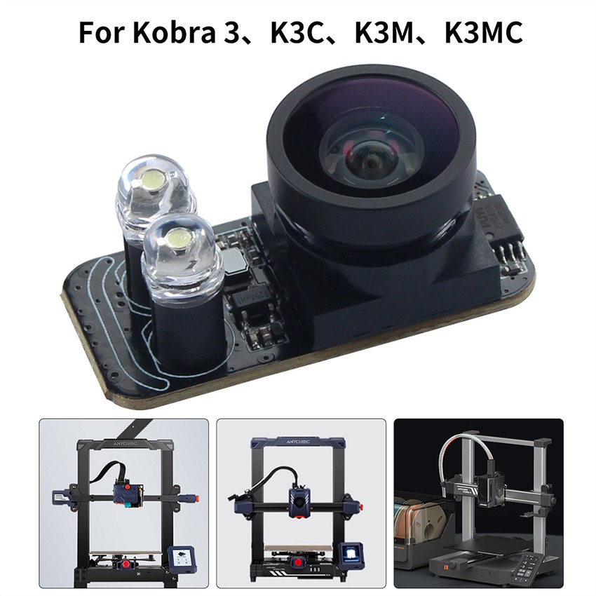 3D Printer Print Surveillance Camera Kit for ANYCUBIC Kobra 3/K3C/K3M/K3MC