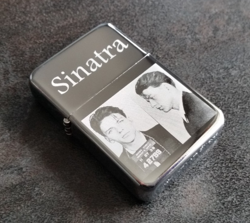 Frank Sinatra Mugshot Lighter With Gift Box - FREE ENGRAVING