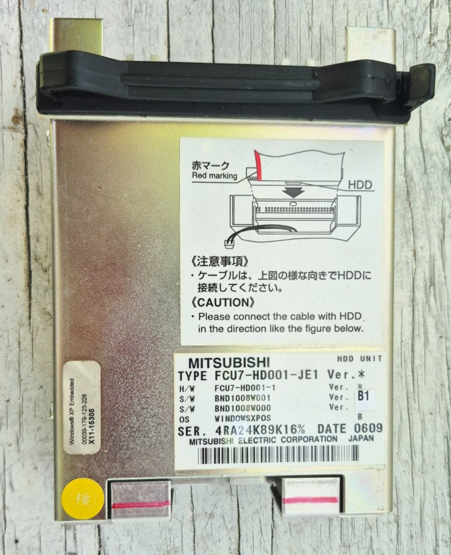 Mitsubishi Electric HDD Unit Model FCU7-HD003-JE1 For Mazak Ver.B1