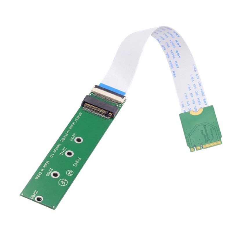 Flexible M.2 A+E Key to NVME SSDs Adapter Cable for Easy Installation