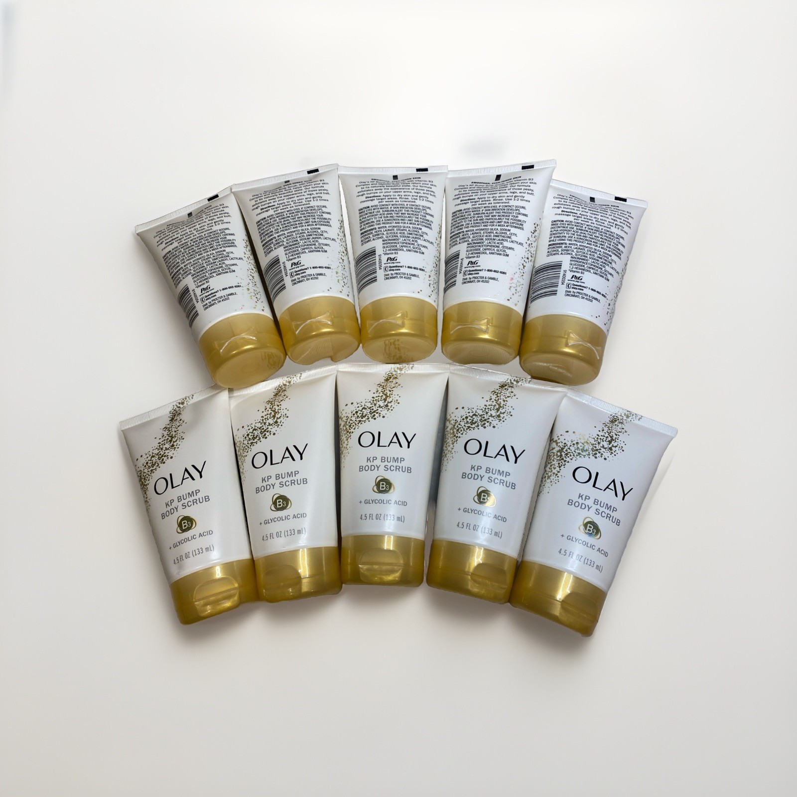 10x OLAY KP Bump Body Scrub Vitamin B3+ Glycolic Acid ~4.5 oz. Sealed In Box