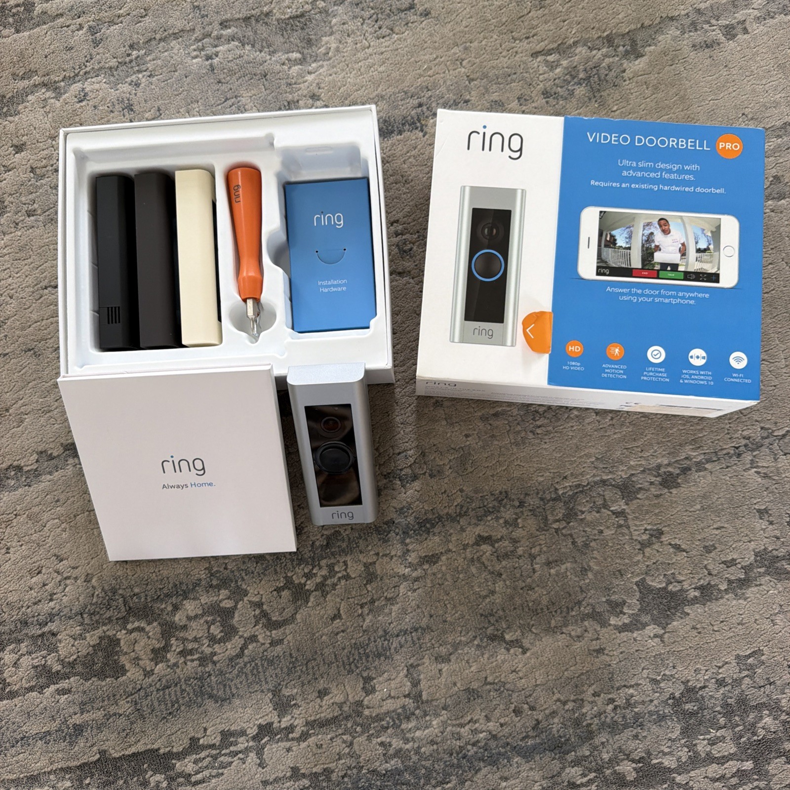 Ring Video Doorbell Pro 1080p Full HD Wi-Fi (Hardwired)