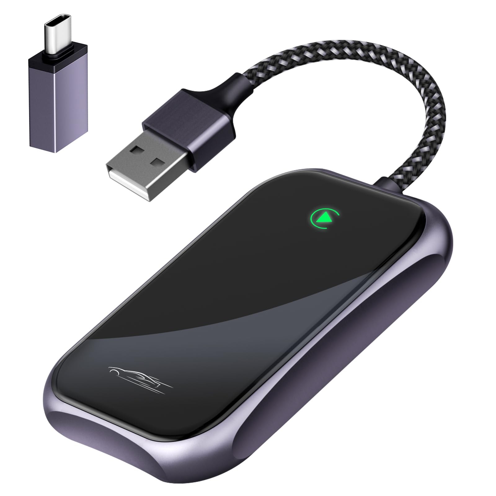 2025 Wireless Carplay Adapter Black