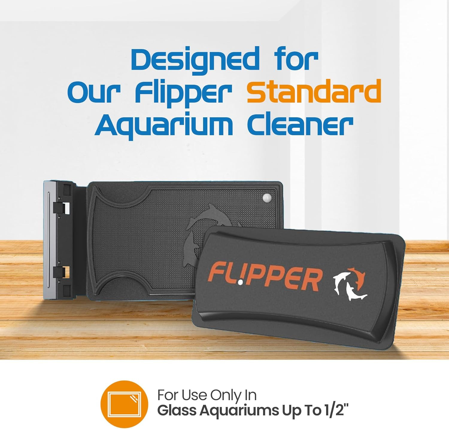 Flipper Standard Aquarium Algae Remover for Fish Tank Cleaner Replacement Blades