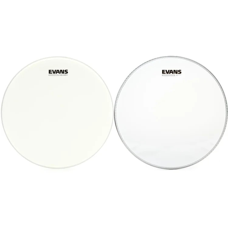 Evans Genera HD Dry Coated Drumhead and Snare Side 300 Drumhead - 14 inches