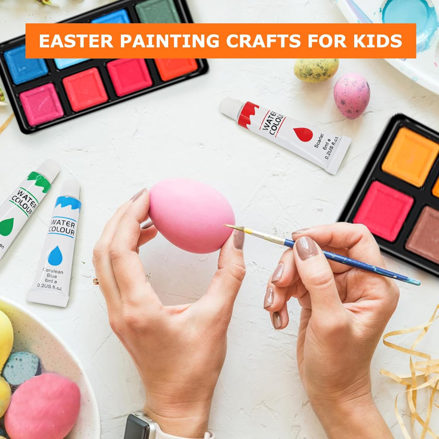 Acrylic Paint Brushes Set, Easter Basket Stuffers, 20Pcs round Pointed Tip Artis
