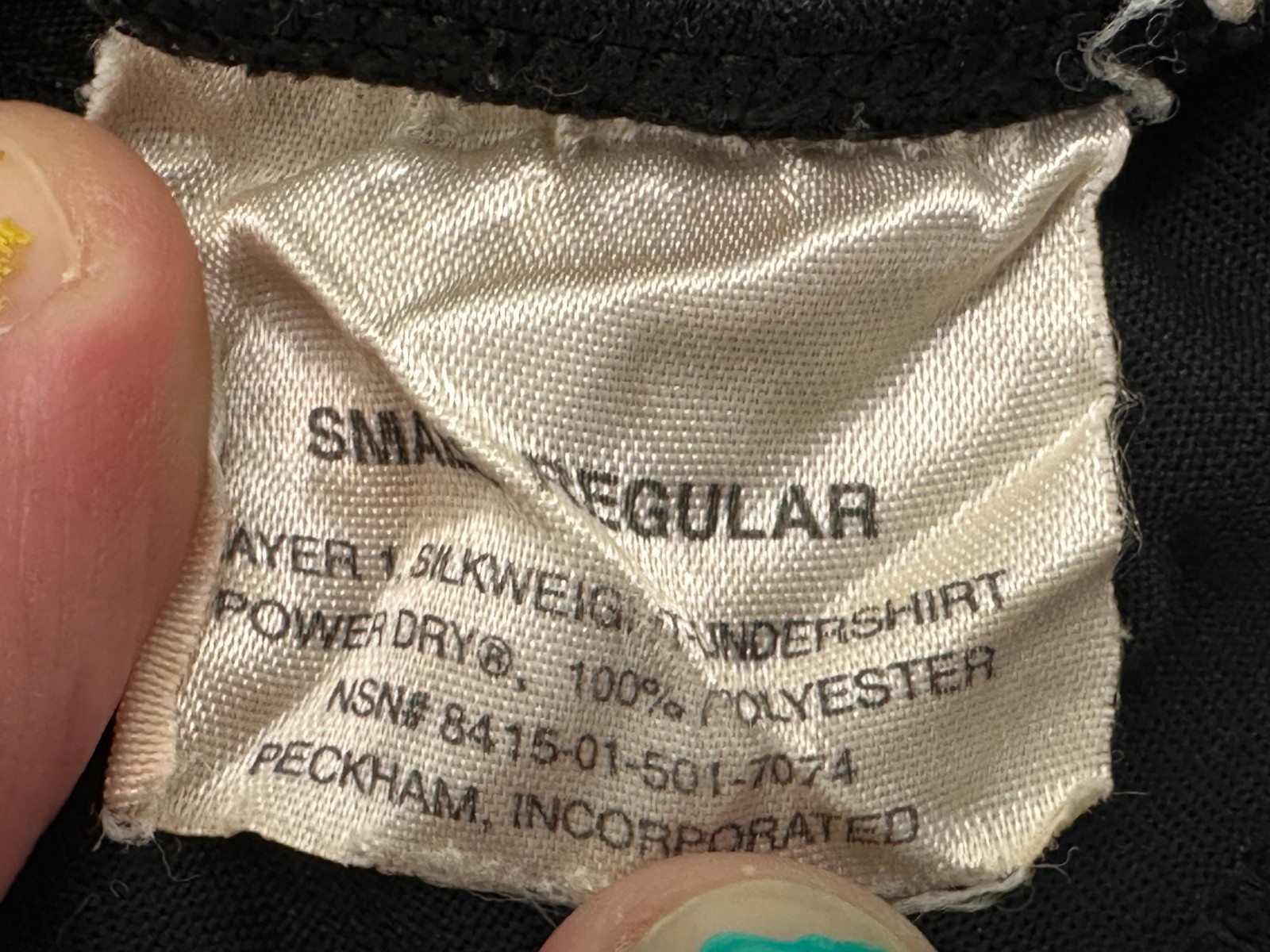 Polartec Undershirt Drawers Layer 1 Cold Weather SMALL Regular NSN 8415-01-538-