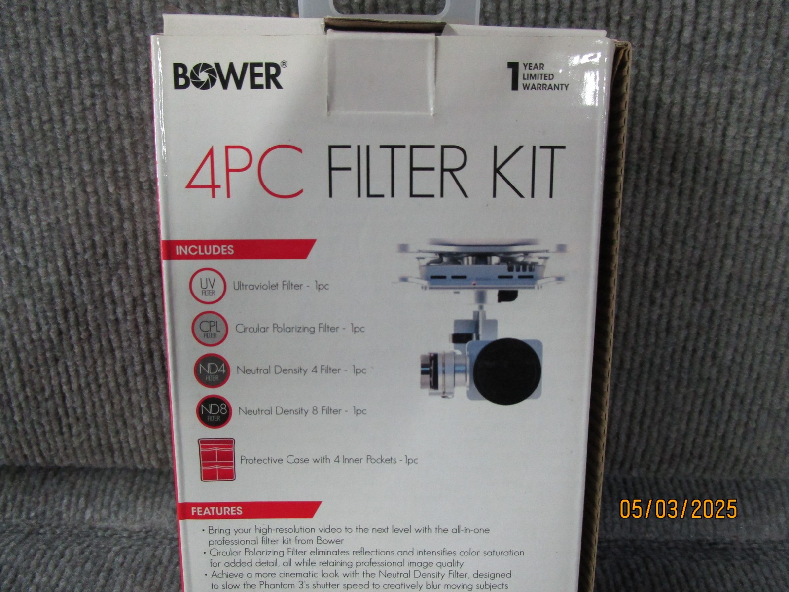 4 Pk Bower Sky Capture Series Drone Filters Phantom