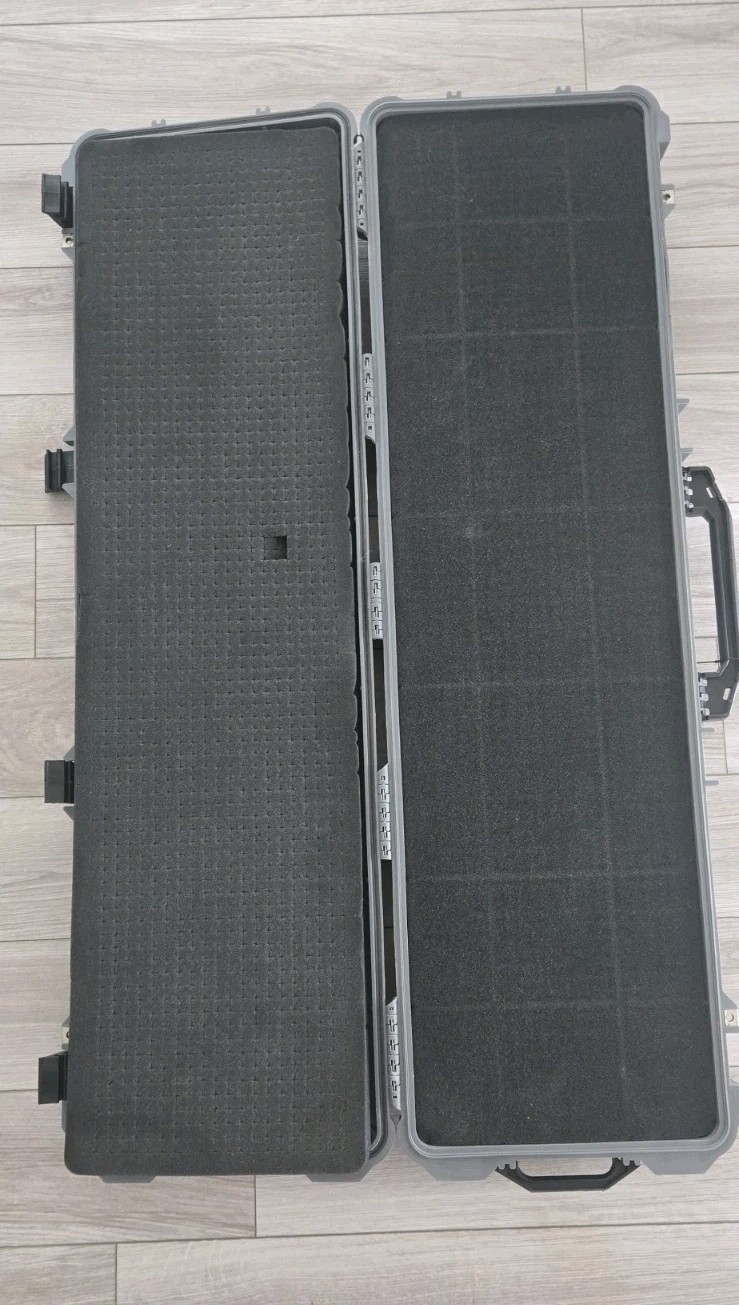 Eylar Protective Hard Case - Large Tactical Rifle/Equipment Case - Gray