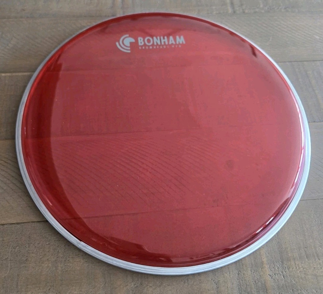 Bonham DRUMHEADS HYD RED  Clear 16  Inch Tom Batter HEAD - 2 Ply New UK Brand