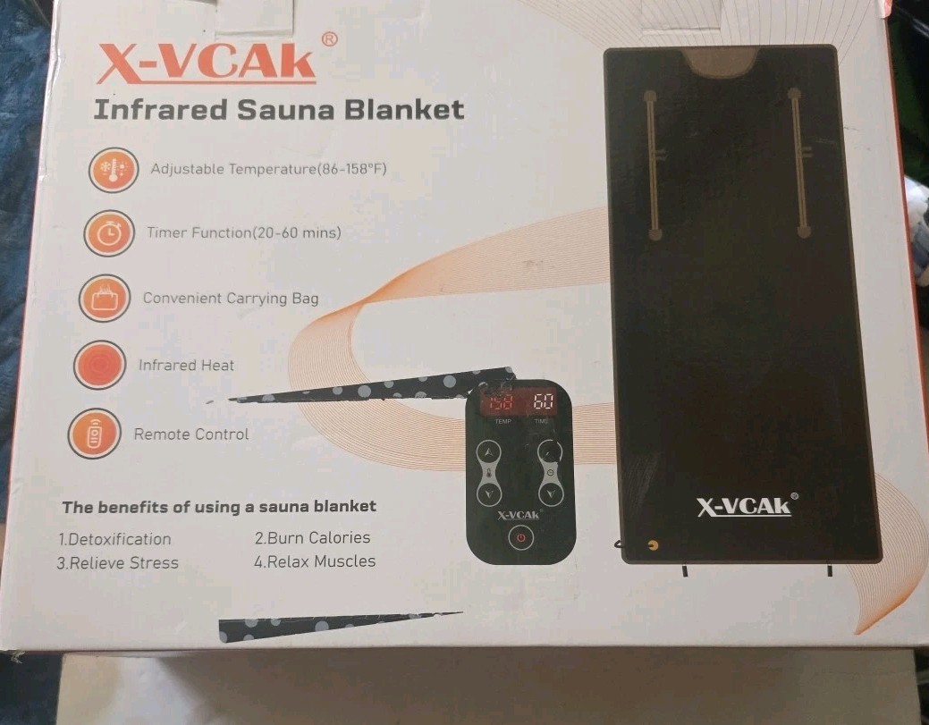 X-VCAK Infrared Sauna Blanket Full Body w/ Remote