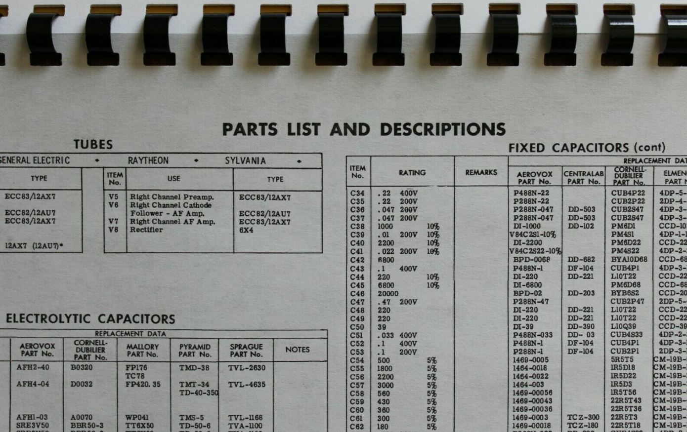 McIntosh C20 Pre-amplifier SERVICE MANUAL