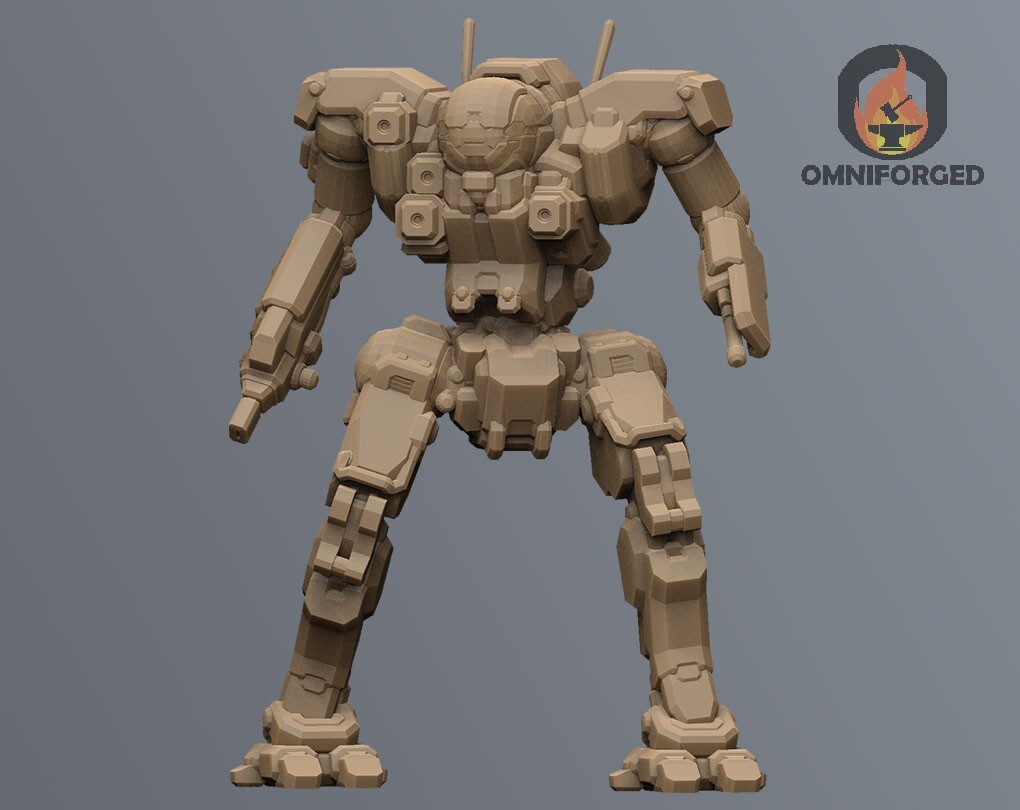Vulcan VL-5T Mech MWO Miniature Compatible with Battletech