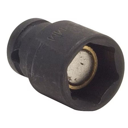 Westward 4Lyu4 Westward 3/8 In Drive Impact Socket Standard Socket, Black