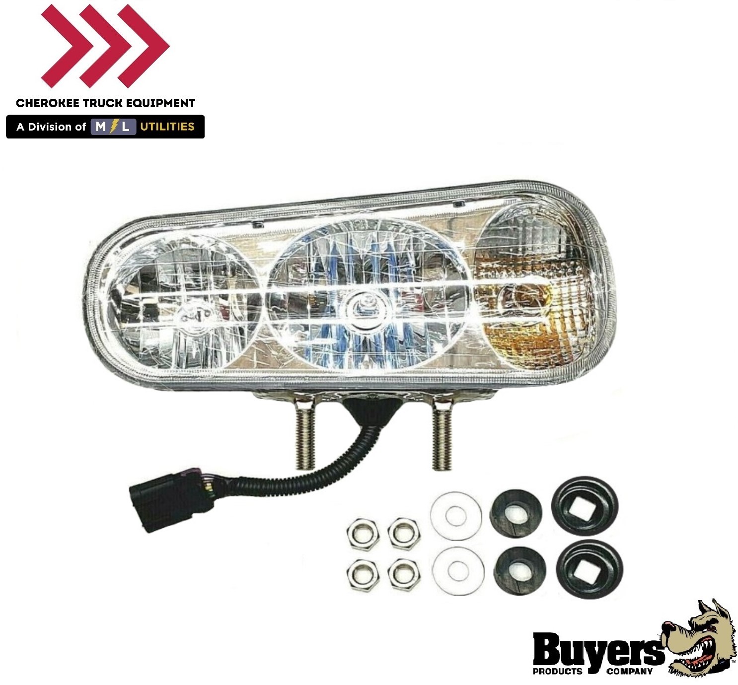 Buyers Products 16160710A, SnowDogg Light, DS (Part Of 16160700A), 19+