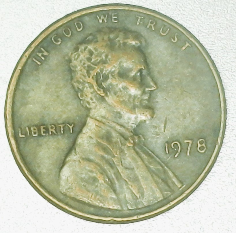 US 1978 P Lincoln Memorial Cent Copper Penny Ungraded Circulated Philadelphia