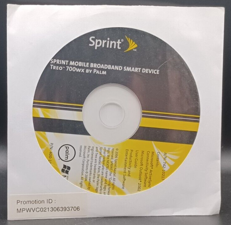 Sprint Palm Treo 700WX Driver CD