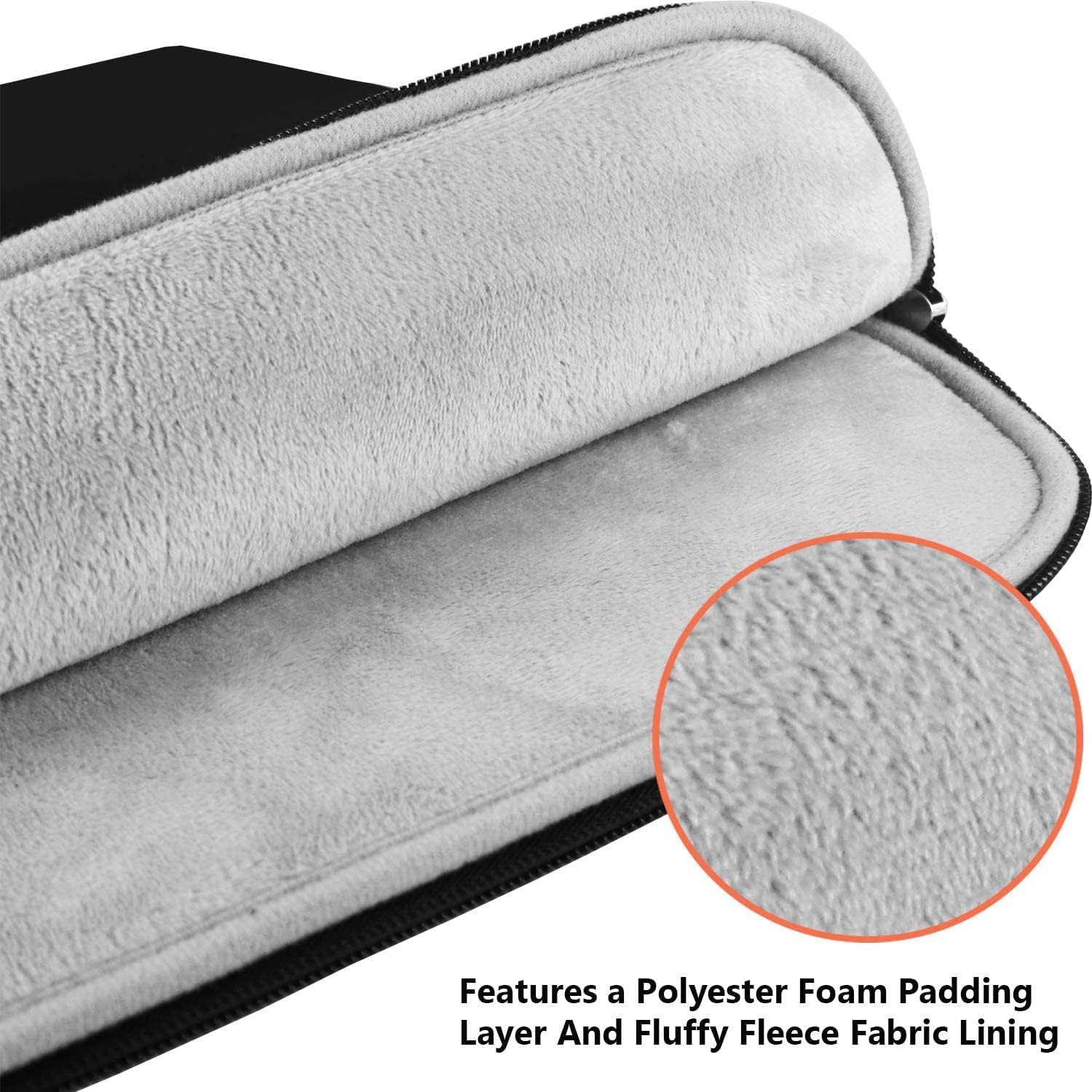 Laptop Case Sleeve 15.6 Inch, Shockproof Protective Notebook Case with Accessory