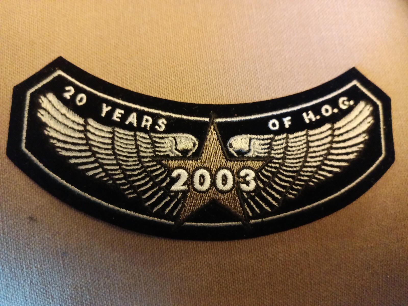 Harley-Davidson Iron Patch 2003 20 Years Of Hog