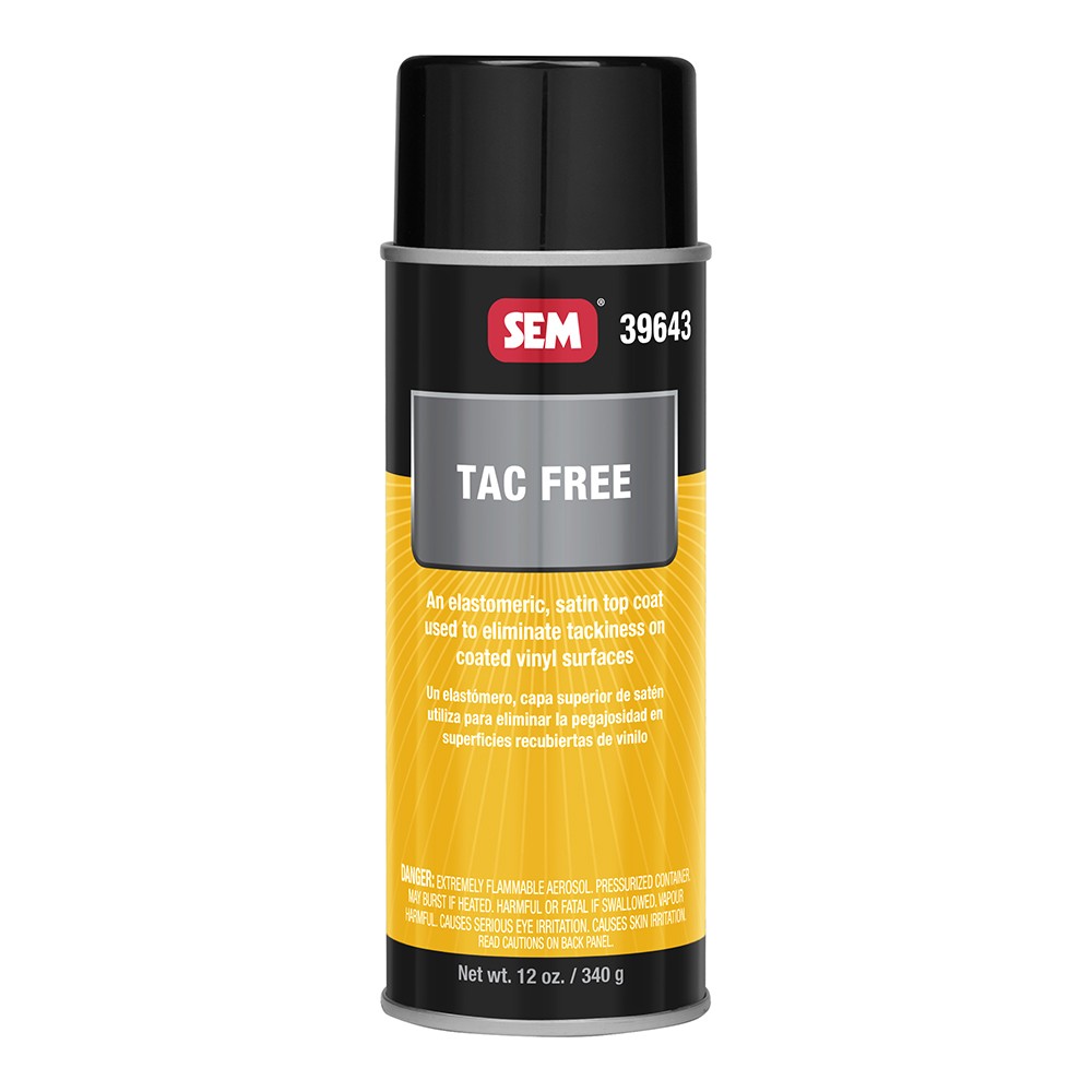 SEM Tac Free Protective Topcoat - 12oz SEM PRODUCTS 39643  Expedited Shipping