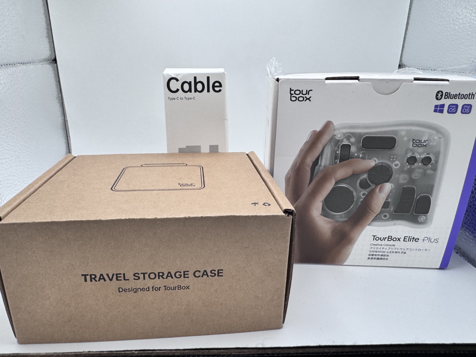 TourBox Elite Plus Creative Software Controller With Built In Bluetooth and Case