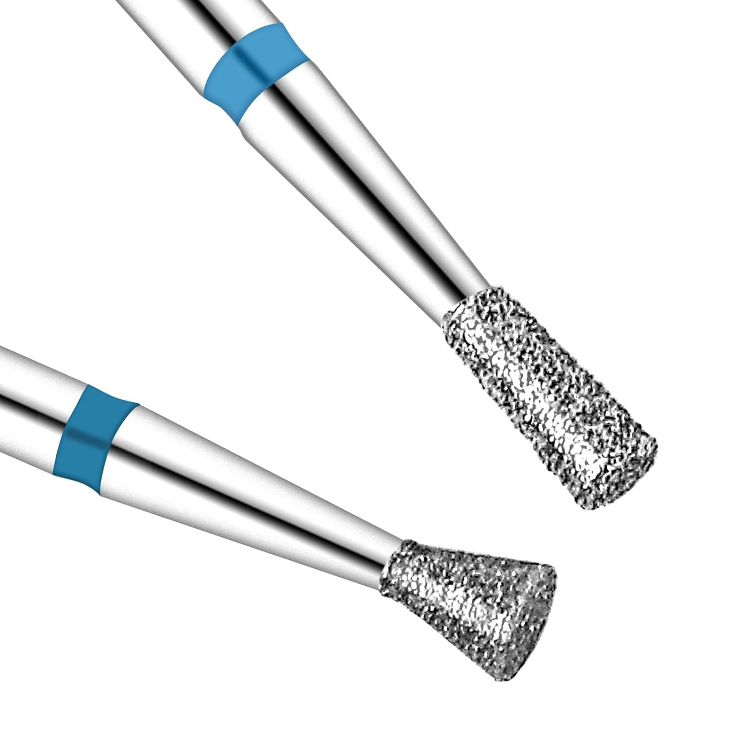 2Pcs Nail Drill Bits Diamond Cuticle Removal Bit for Acrylic Nails Manicure Nail