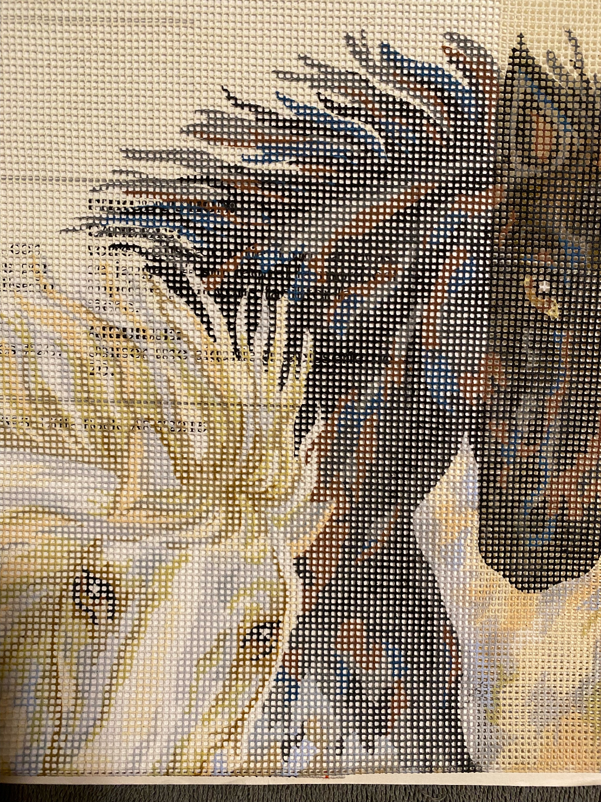 Designs for the Needle #5904 "Wild Horses" Needlework Canvas kit NOS