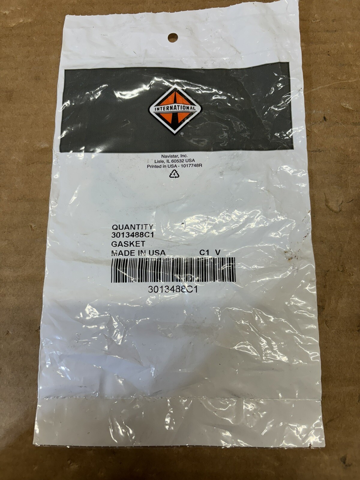INTERNATIONAL GASKET INTAKE THROTTLE ENGINE PARTS P/N-3013488C1 NEW IN PACKAGE