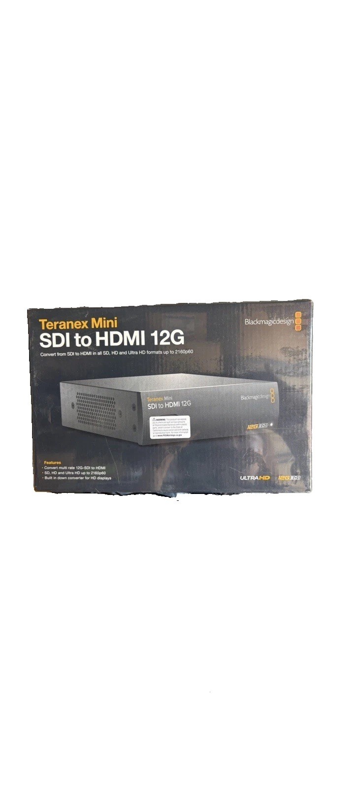 Blackmagic Design Teranex Mini HDMI to Optical 12G SDI Converter