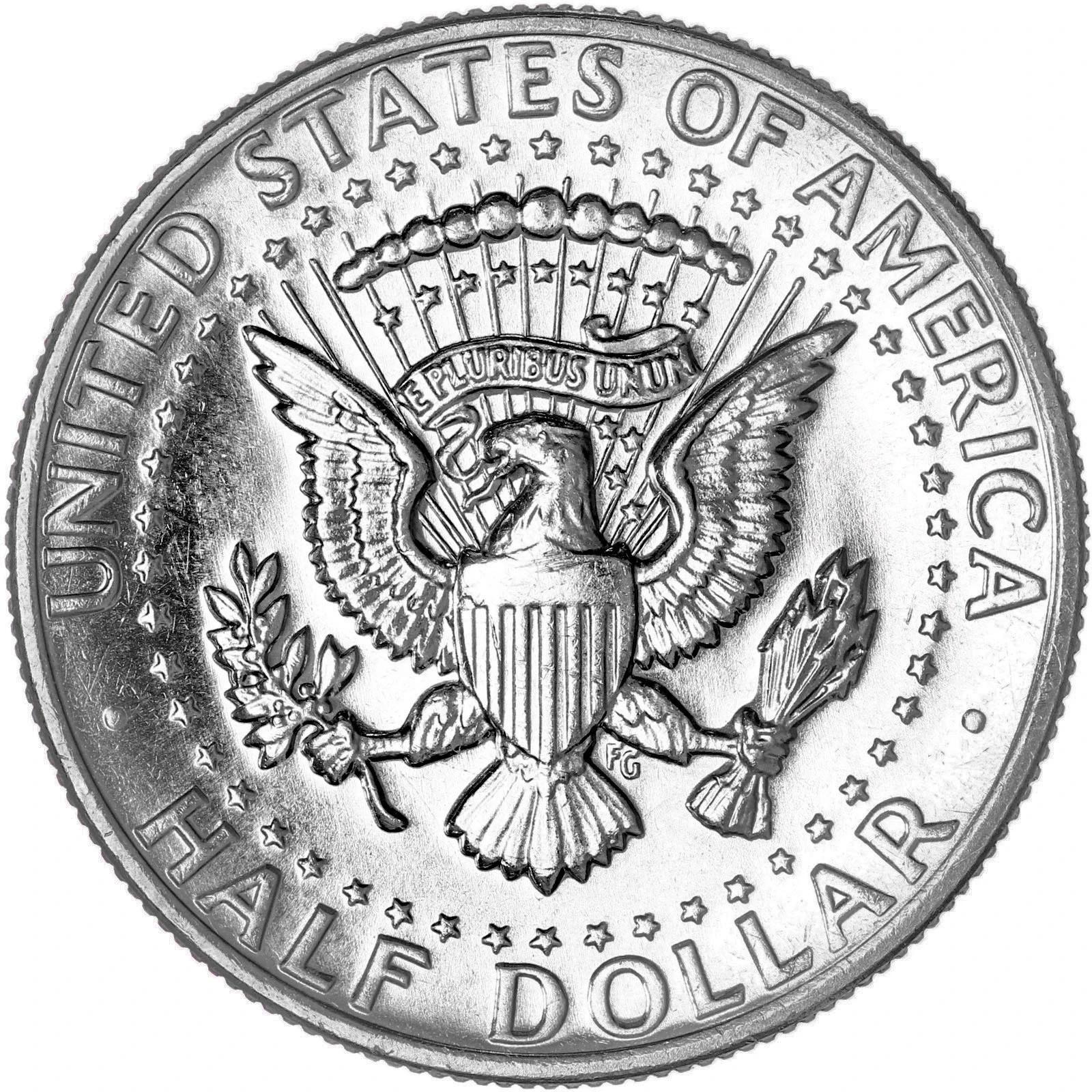 1972 Kennedy Clad Half Dollar Uncirculated Coin