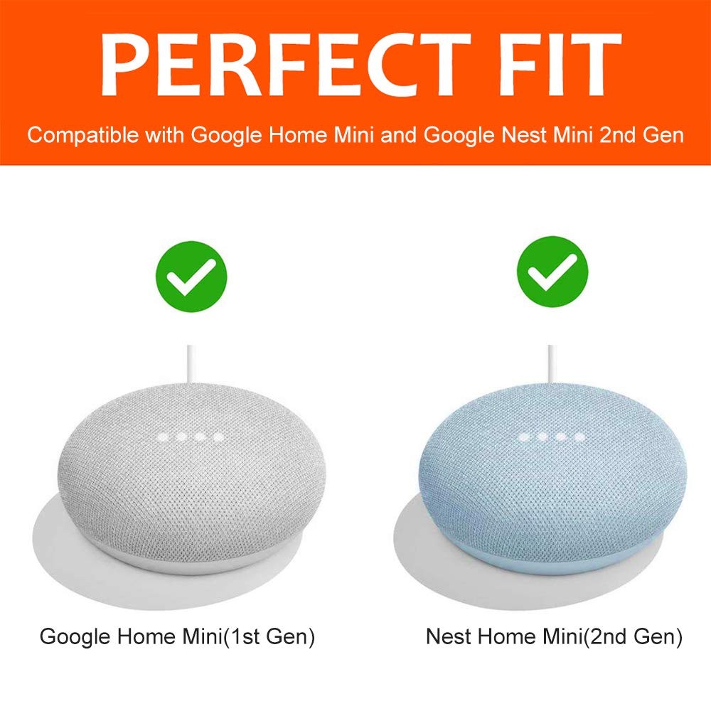 Outlet Wall Mount Holder for Google Nest Mini and Google Home Mini, A SpaceSa...