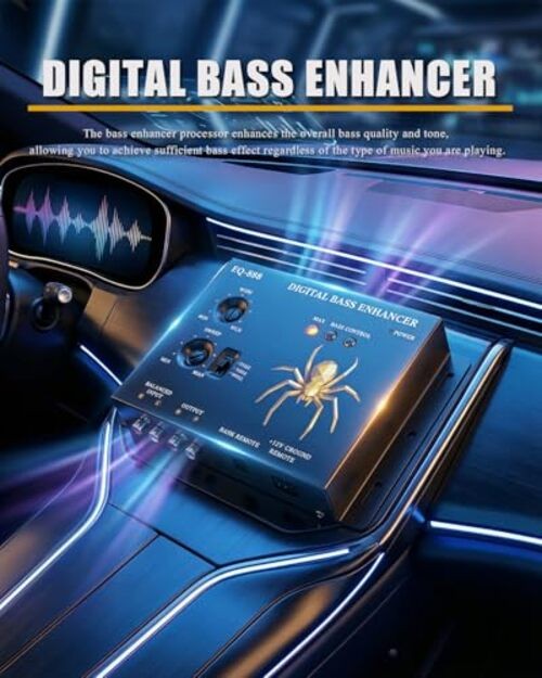 Car Audio Digital bass Controller, Restoration Processor, Amplifier and Sound