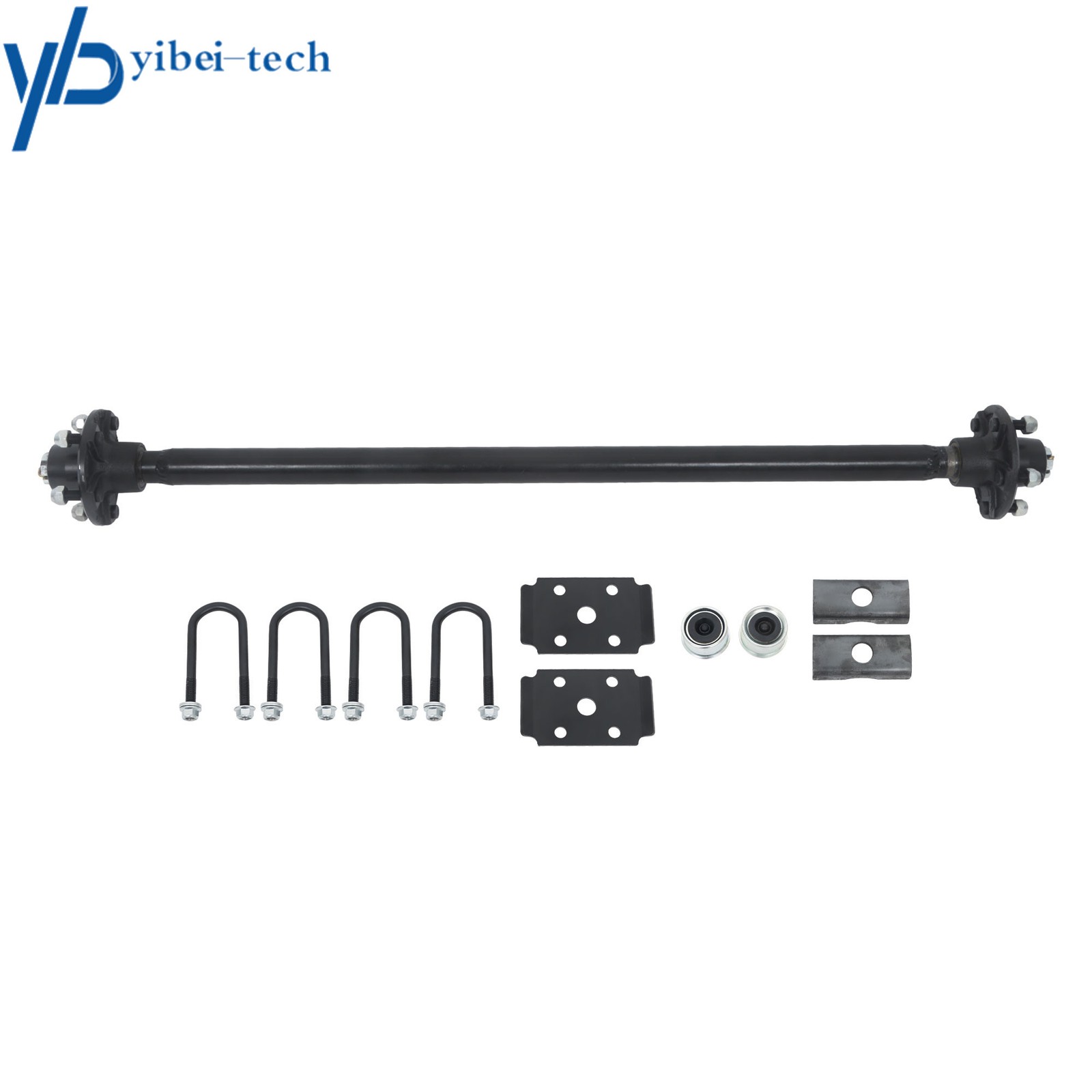 Trailer Axle 2000lbs 44"/47.5"/52"/54"/57"/58" Hub Face w/ 5x4.5 Idler Boat Axle